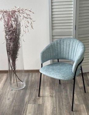 Стул ГЕММА, цвет RAIN 7 breeze, велюр / черный каркас М-City в Красноуральске - krasnouralsk.mebel24.online | фото 4