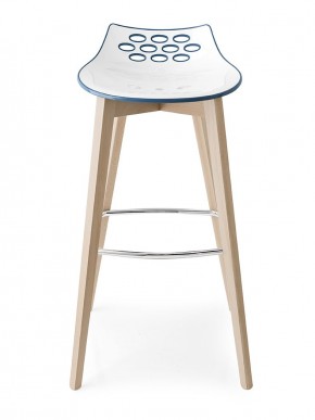Стул JAM W CB/1487, ash.P19W OAK NATURAL/ P799-P11P WHITE/ GLOSSY NOUGAT в Красноуральске - krasnouralsk.mebel24.online | фото