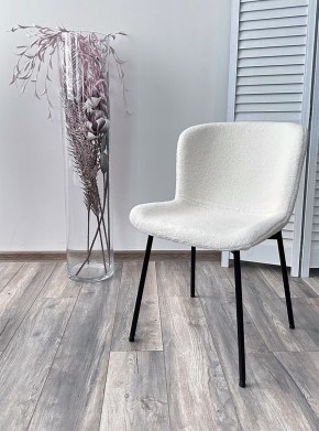 Стул RIYA UF992-01 Белый, teddy / черный каркас М-City в Красноуральске - krasnouralsk.mebel24.online | фото 3