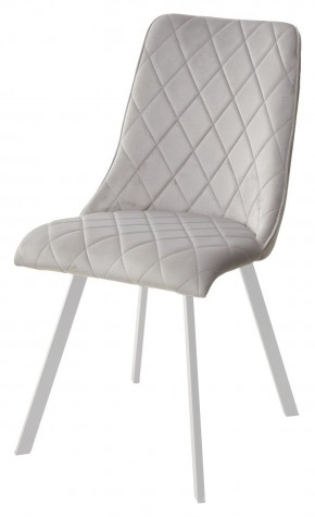 Стул TYCOON BLUVEL-03 LIGHT GREY / белый каркас М-City в Красноуральске - krasnouralsk.mebel24.online | фото 1
