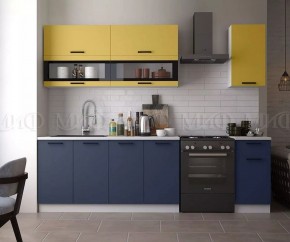 ТЕХНО Кухонный гарнитур 2,0 м Компоновка №2 в Красноуральске - krasnouralsk.mebel24.online | фото 5