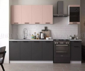 ТЕХНО Кухонный гарнитур 2,0 м Компоновка №3 в Красноуральске - krasnouralsk.mebel24.online | фото 2