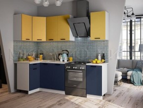 ТЕХНО Кухонный гарнитур угловой 1,8х1,1 м Компоновка №6 в Красноуральске - krasnouralsk.mebel24.online | фото 2