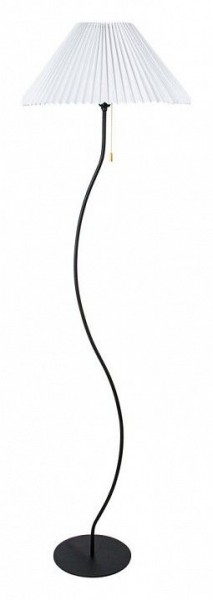 Торшер Arte Lamp Agatha A5069PN-1BK в Красноуральске - krasnouralsk.mebel24.online | фото
