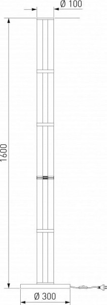 Торшер Eurosvet Stark 80537/1 латунь в Красноуральске - krasnouralsk.mebel24.online | фото 5