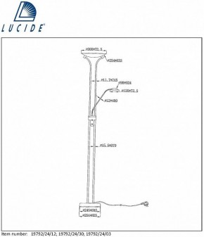Торшер Lucide Champion-Led 19792/24/03 в Красноуральске - krasnouralsk.mebel24.online | фото 7