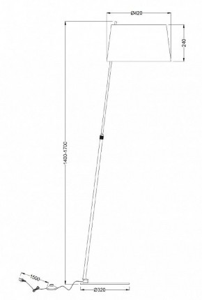 Торшер Maytoni Bergamo MOD613FL-01B в Красноуральске - krasnouralsk.mebel24.online | фото 6