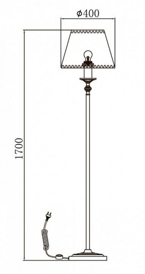 Торшер Maytoni Soffia RC093-FL-01-R в Красноуральске - krasnouralsk.mebel24.online | фото 3