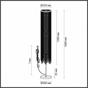 Торшер Odeon Light Chokka 5028/3F в Красноуральске - krasnouralsk.mebel24.online | фото 4