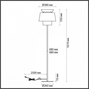 Торшер Odeon Light Kressa 4992/1F в Красноуральске - krasnouralsk.mebel24.online | фото 4