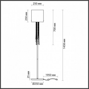 Торшер Odeon Light Nicole 4886/1F в Красноуральске - krasnouralsk.mebel24.online | фото 4