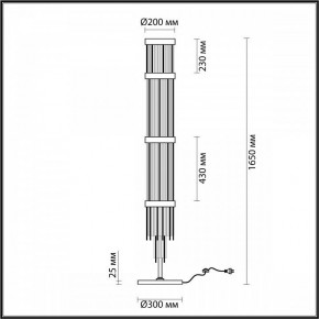 Торшер Odeon Light York 4788/12F в Красноуральске - krasnouralsk.mebel24.online | фото 3