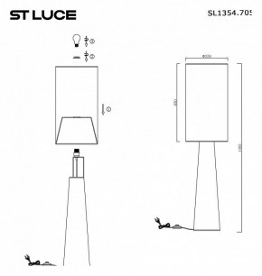 Торшер ST-Luce Jackie SL1354.705.01 в Красноуральске - krasnouralsk.mebel24.online | фото 5