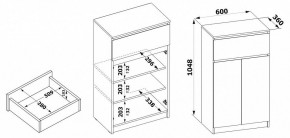 Тумба для обуви ТП-12 в Красноуральске - krasnouralsk.mebel24.online | фото 4
