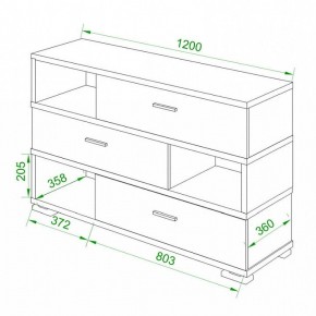 Тумба комбинированная Домино нельсон СБ-40/3 в Красноуральске - krasnouralsk.mebel24.online | фото 2