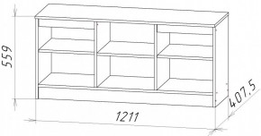 НИЦЦА-9 Тумба под ТВ (НЦ.09) в Красноуральске - krasnouralsk.mebel24.online | фото 2