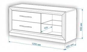 Тумба под ТВ Нобиле КА120 в Красноуральске - krasnouralsk.mebel24.online | фото 2