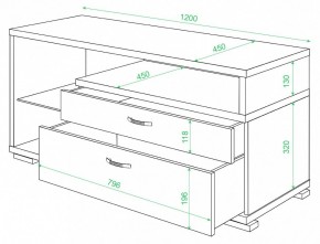 Тумба под ТВ ТК-10 М в Красноуральске - krasnouralsk.mebel24.online | фото 2