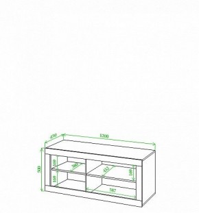 Тумба под ТВ Toivo Кон120 в Красноуральске - krasnouralsk.mebel24.online | фото 2