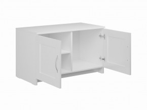 Тумба СИРИУС двухдверная низкая, цвет белый в Красноуральске - krasnouralsk.mebel24.online | фото 2