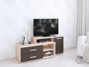 Тумба ТВ Парус-3 венге/дуб молочный в Красноуральске - krasnouralsk.mebel24.online | фото