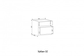 УРБАН - 32 Тумба в Красноуральске - krasnouralsk.mebel24.online | фото 2