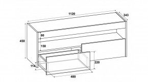 ВЕГАС Тумба ТВ в Красноуральске - krasnouralsk.mebel24.online | фото 3