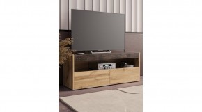 ВЕГАС Тумба ТВ (Дуб Вотан/Ателье темный​​​​​​​) в Красноуральске - krasnouralsk.mebel24.online | фото