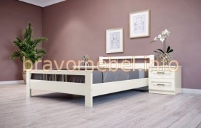 ВЕРОНИКА-3 Кровать из массива 1200 (Слоновая кость) в Красноуральске - krasnouralsk.mebel24.online | фото
