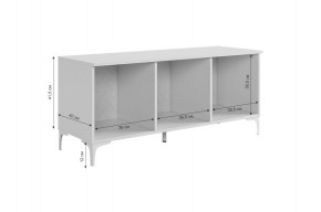 ЗЕФИР Гостиная К2 (белое дерево/черный муар) в Красноуральске - krasnouralsk.mebel24.online | фото 5